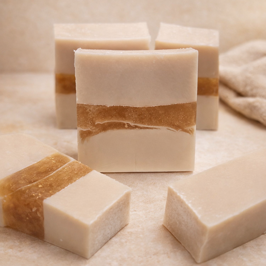 Luxury Silk & Kokum Butter Soap - Fine Fragrance Artisan Bar | Elan Libre | Lotus & Lace