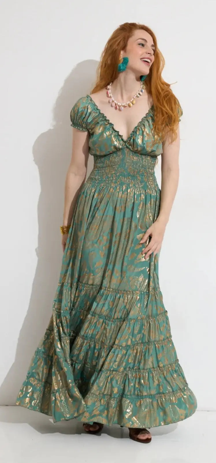 Sienna Sol Maxi Dress Lotus & Lace