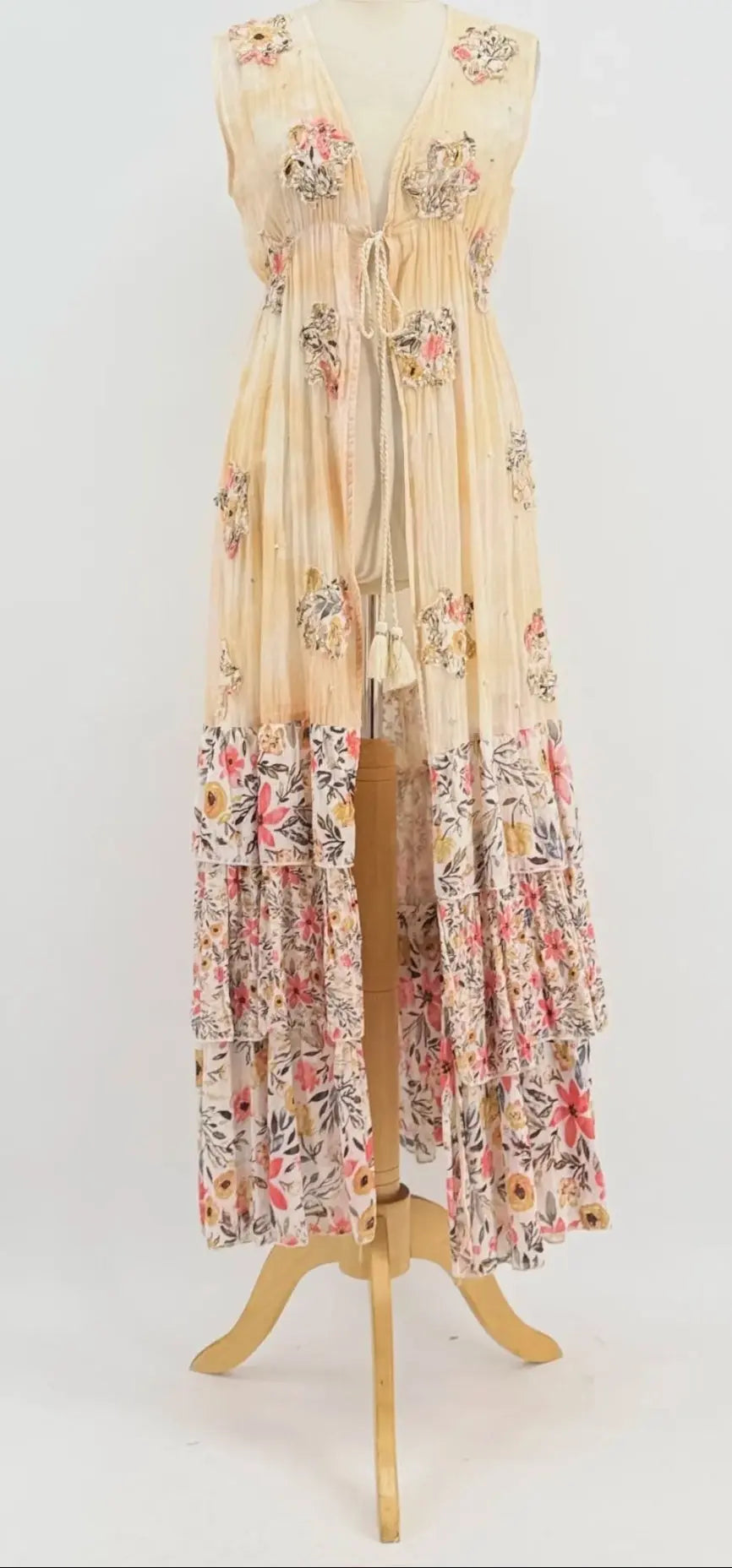 Rose Patchwork Cardigan Lotus & Lace