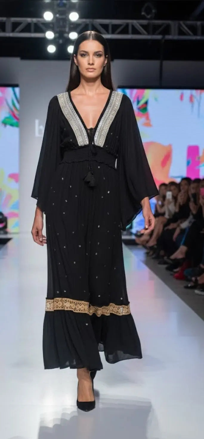Aurelia Maxi Dress Lotus & Lace