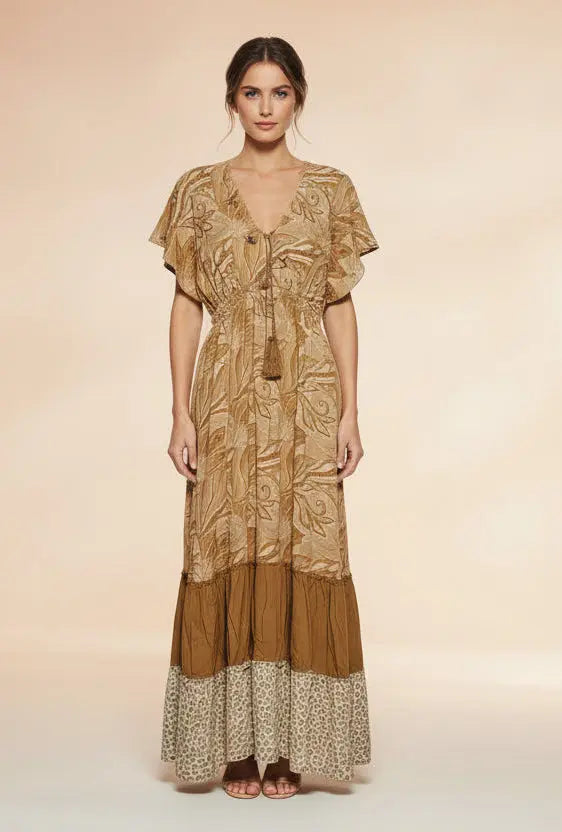 Celine Maxi Dress Lotus & Lace